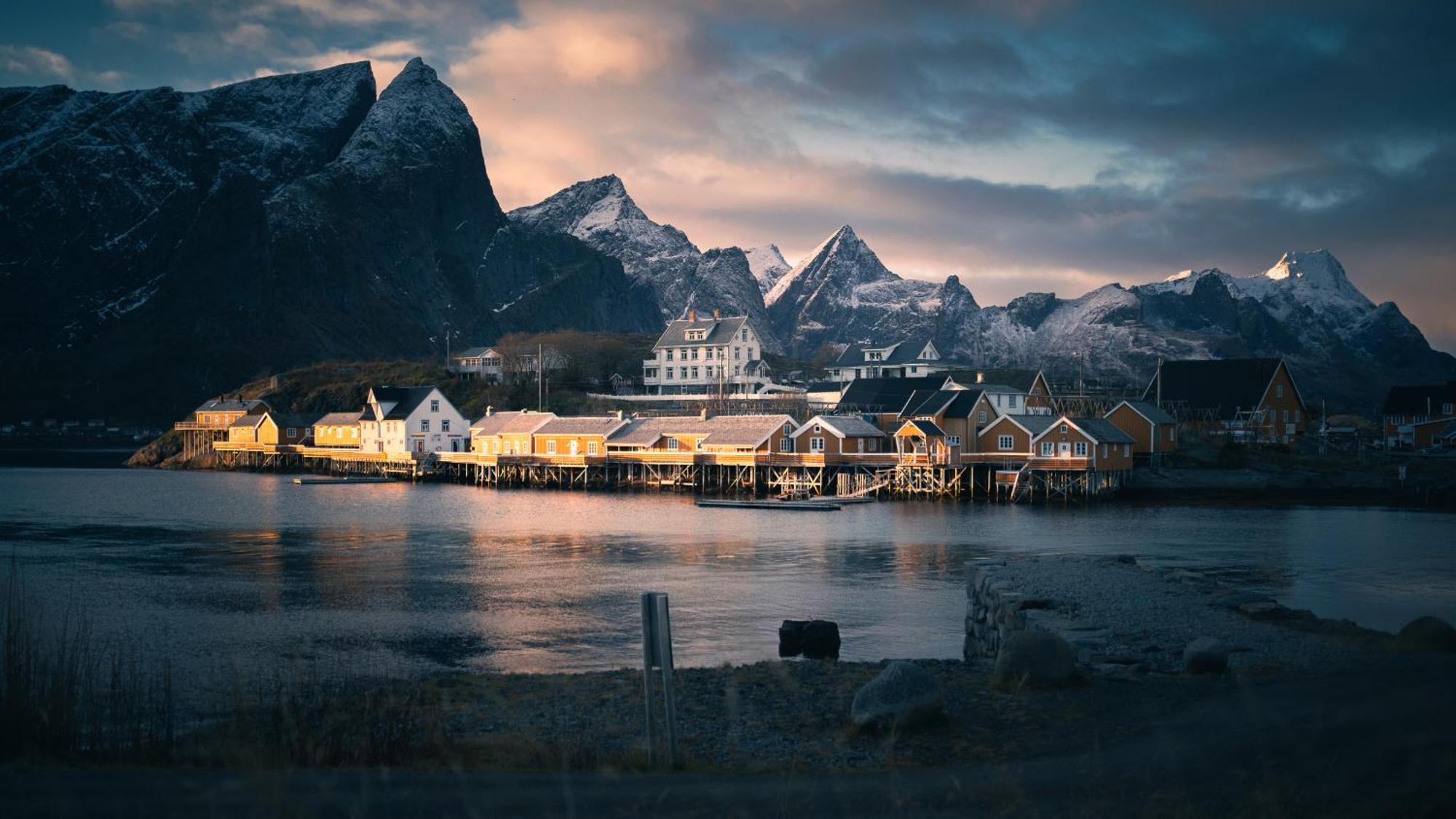 Villa Little White House Reine Exterior foto
